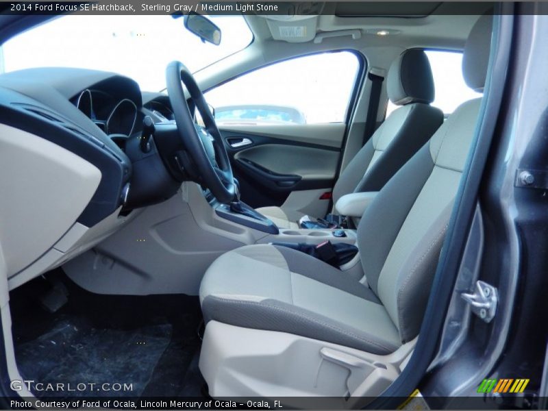 Sterling Gray / Medium Light Stone 2014 Ford Focus SE Hatchback