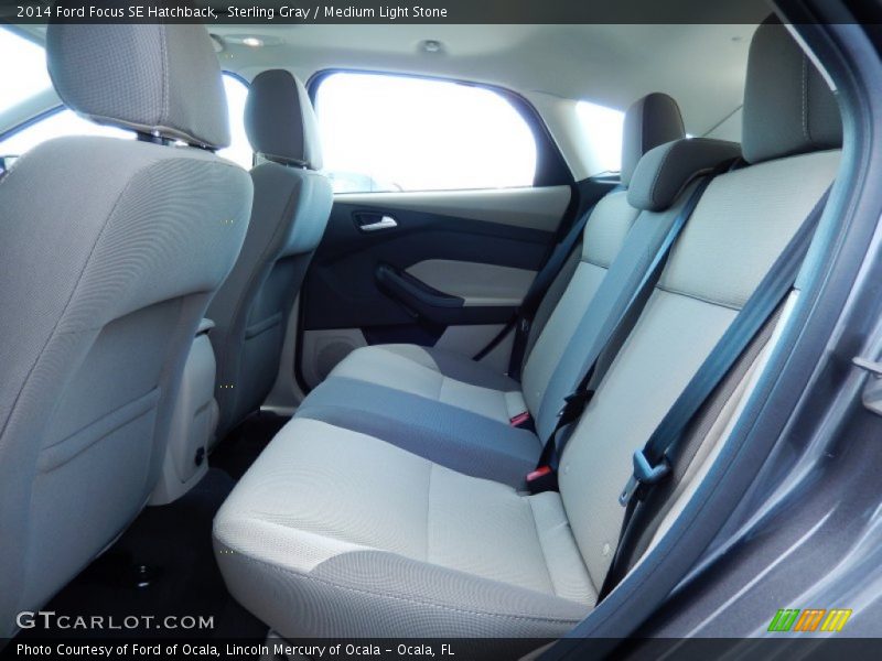 Sterling Gray / Medium Light Stone 2014 Ford Focus SE Hatchback