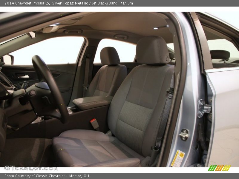 Silver Topaz Metallic / Jet Black/Dark Titanium 2014 Chevrolet Impala LS