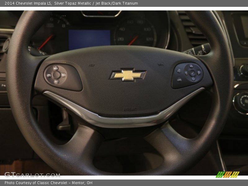 Silver Topaz Metallic / Jet Black/Dark Titanium 2014 Chevrolet Impala LS