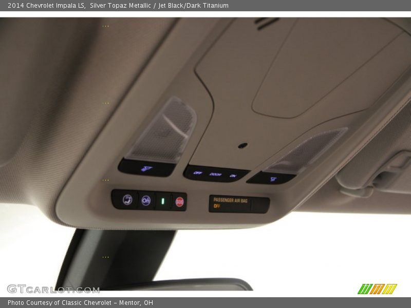 Silver Topaz Metallic / Jet Black/Dark Titanium 2014 Chevrolet Impala LS
