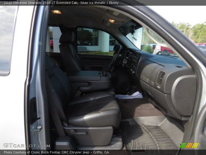 Silver Ice Metallic / Ebony 2012 Chevrolet Silverado 1500 LT Extended Cab