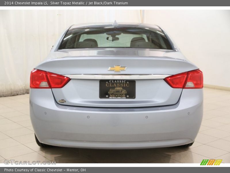Silver Topaz Metallic / Jet Black/Dark Titanium 2014 Chevrolet Impala LS