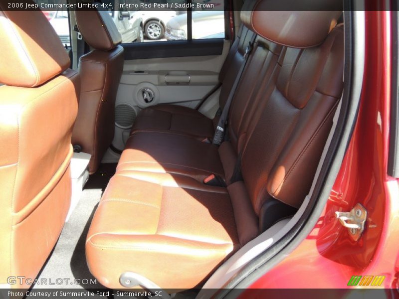 Inferno Red Pearl / Saddle Brown 2006 Jeep Commander Limited 4x4