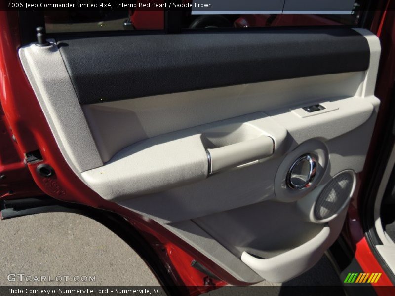Inferno Red Pearl / Saddle Brown 2006 Jeep Commander Limited 4x4