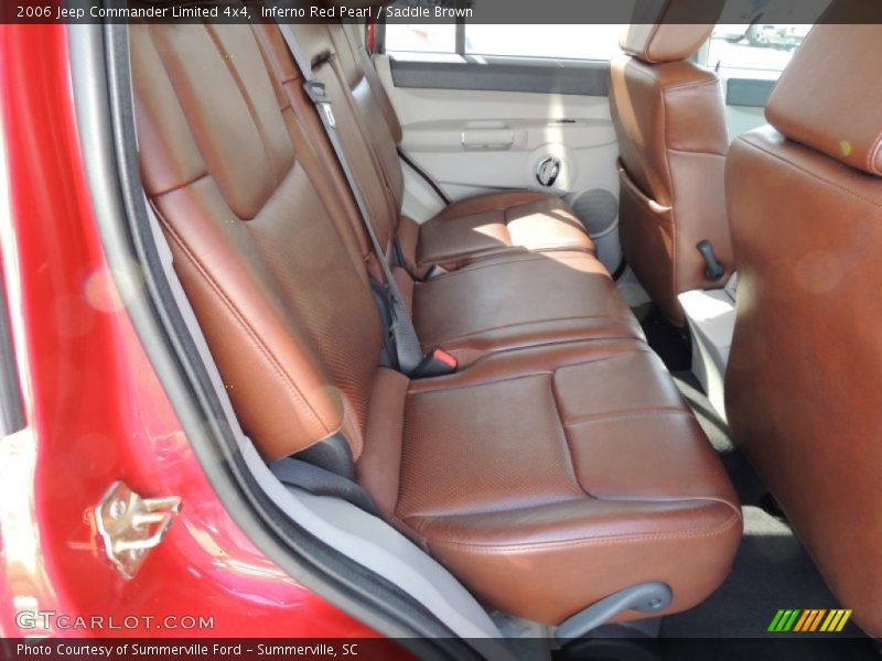 Inferno Red Pearl / Saddle Brown 2006 Jeep Commander Limited 4x4
