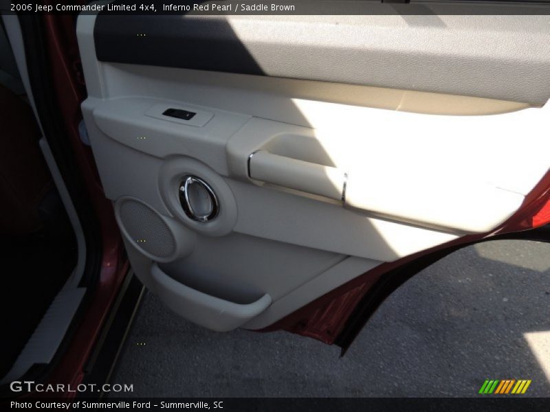 Inferno Red Pearl / Saddle Brown 2006 Jeep Commander Limited 4x4