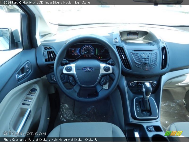 Ingot Silver / Medium Light Stone 2014 Ford C-Max Hybrid SE