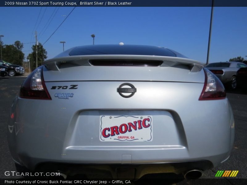 Brilliant Silver / Black Leather 2009 Nissan 370Z Sport Touring Coupe