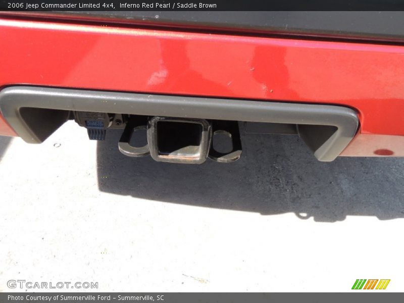 Inferno Red Pearl / Saddle Brown 2006 Jeep Commander Limited 4x4