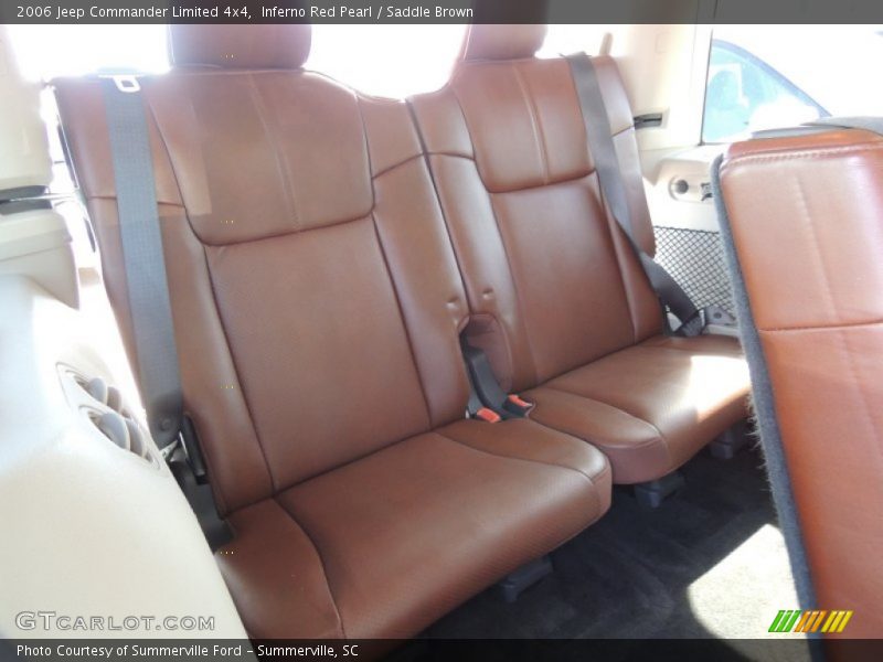 Inferno Red Pearl / Saddle Brown 2006 Jeep Commander Limited 4x4