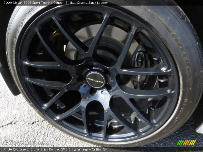 Brilliant Silver / Black Leather 2009 Nissan 370Z Sport Touring Coupe