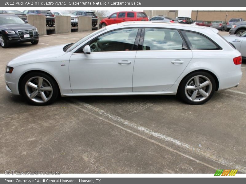 Glacier White Metallic / Cardamom Beige 2012 Audi A4 2.0T quattro Avant