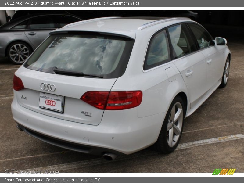 Glacier White Metallic / Cardamom Beige 2012 Audi A4 2.0T quattro Avant
