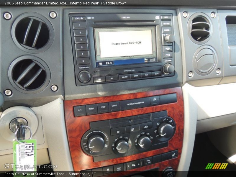 Inferno Red Pearl / Saddle Brown 2006 Jeep Commander Limited 4x4