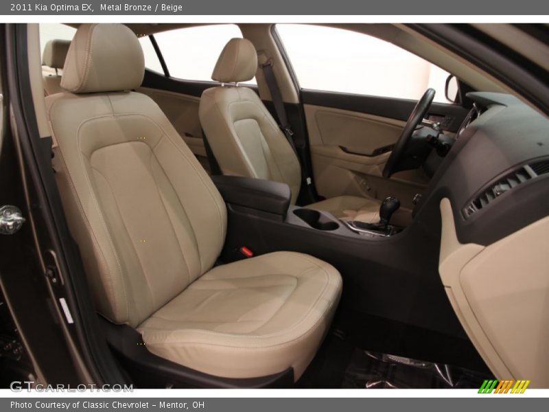 Metal Bronze / Beige 2011 Kia Optima EX