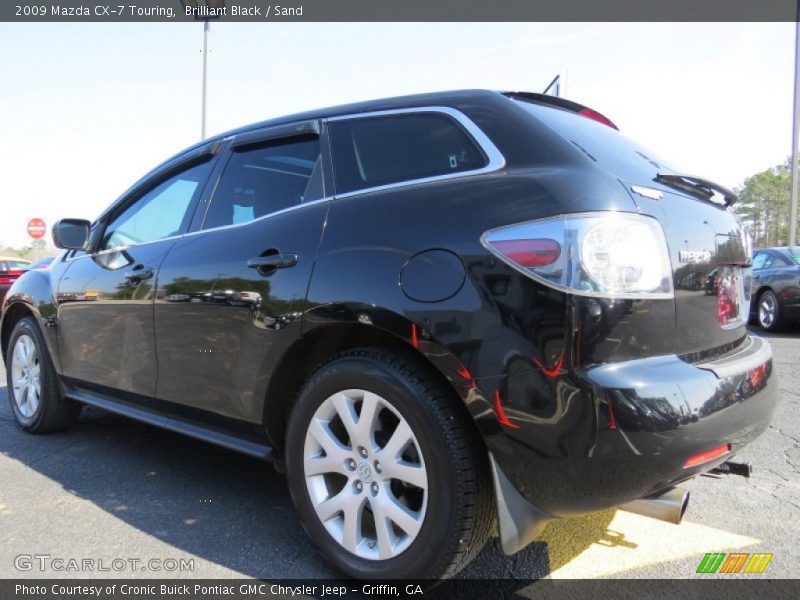 Brilliant Black / Sand 2009 Mazda CX-7 Touring