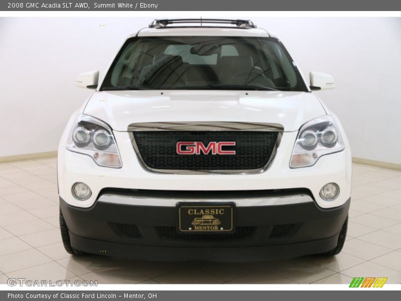 Summit White / Ebony 2008 GMC Acadia SLT AWD
