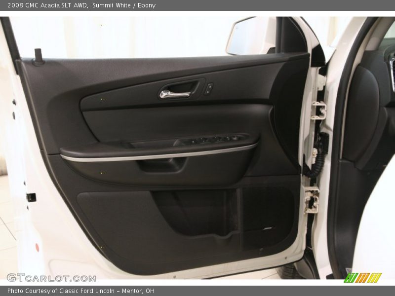 Summit White / Ebony 2008 GMC Acadia SLT AWD