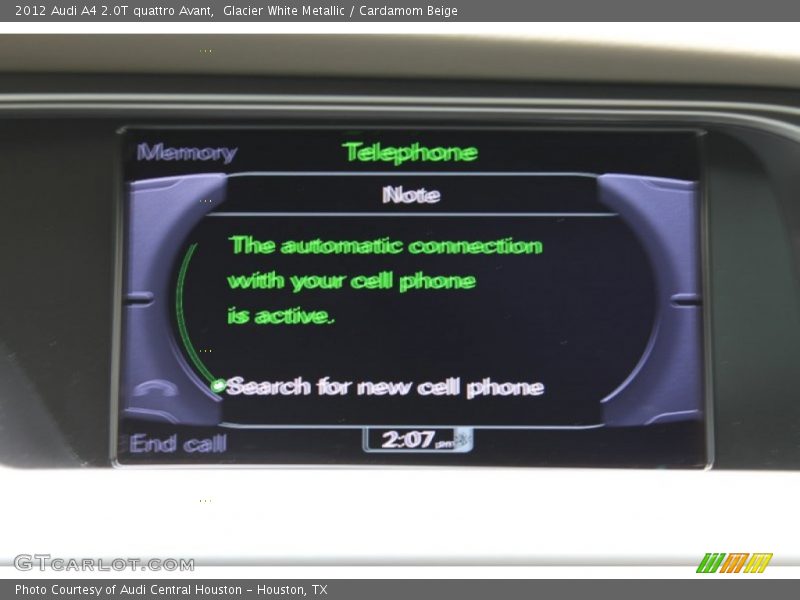Glacier White Metallic / Cardamom Beige 2012 Audi A4 2.0T quattro Avant