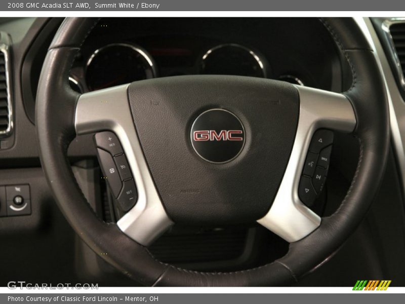 Summit White / Ebony 2008 GMC Acadia SLT AWD