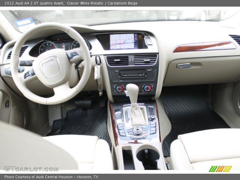 Glacier White Metallic / Cardamom Beige 2012 Audi A4 2.0T quattro Avant