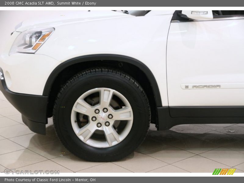 Summit White / Ebony 2008 GMC Acadia SLT AWD