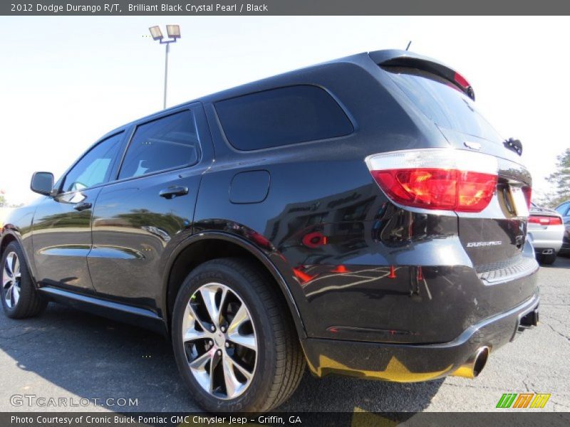 Brilliant Black Crystal Pearl / Black 2012 Dodge Durango R/T