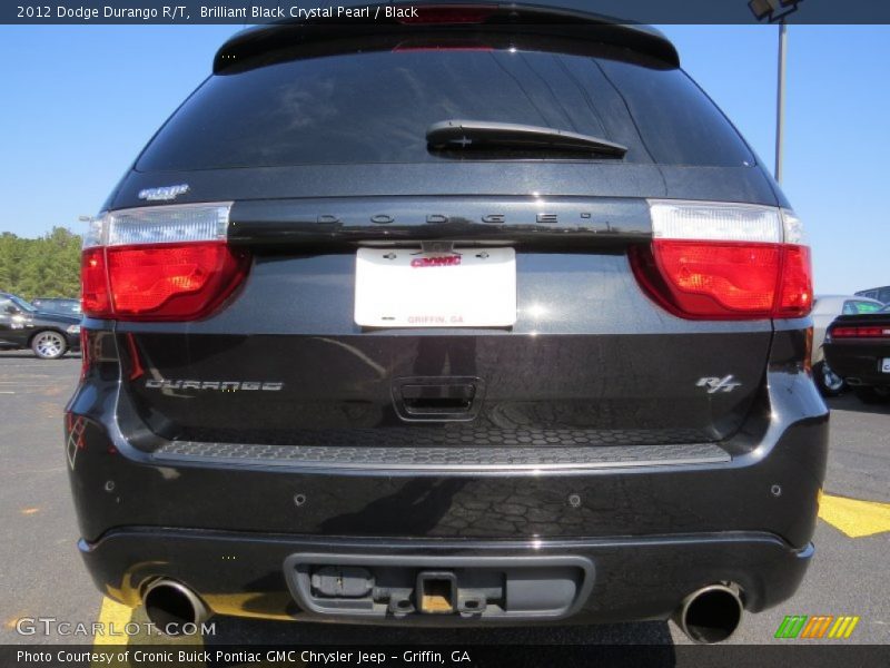 Brilliant Black Crystal Pearl / Black 2012 Dodge Durango R/T