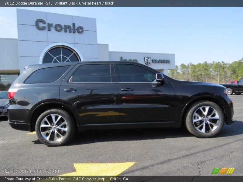 Brilliant Black Crystal Pearl / Black 2012 Dodge Durango R/T