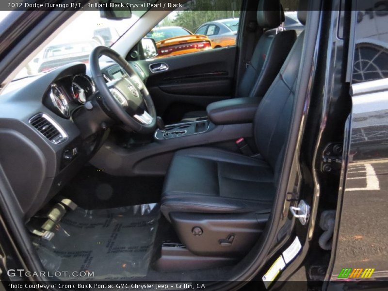 Brilliant Black Crystal Pearl / Black 2012 Dodge Durango R/T