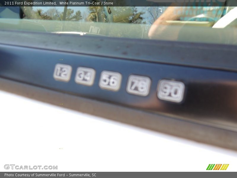White Platinum Tri-Coat / Stone 2011 Ford Expedition Limited