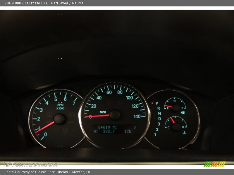  2009 LaCrosse CXL CXL Gauges