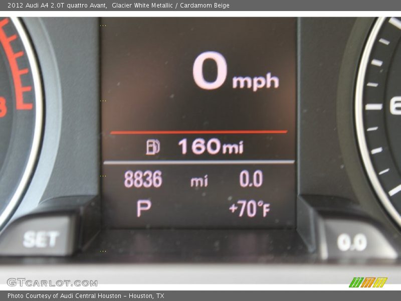 Glacier White Metallic / Cardamom Beige 2012 Audi A4 2.0T quattro Avant