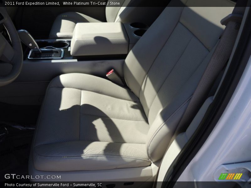 White Platinum Tri-Coat / Stone 2011 Ford Expedition Limited