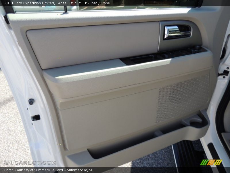 White Platinum Tri-Coat / Stone 2011 Ford Expedition Limited