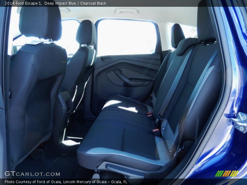 Deep Impact Blue / Charcoal Black 2014 Ford Escape S