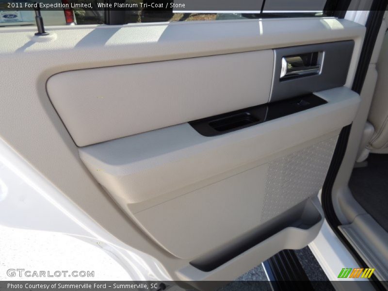 White Platinum Tri-Coat / Stone 2011 Ford Expedition Limited