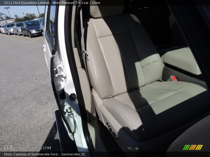 White Platinum Tri-Coat / Stone 2011 Ford Expedition Limited