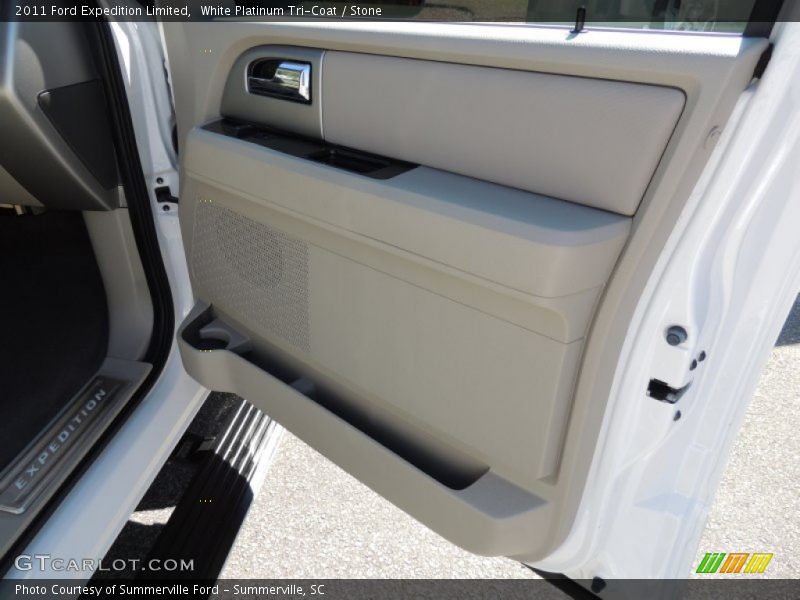 White Platinum Tri-Coat / Stone 2011 Ford Expedition Limited