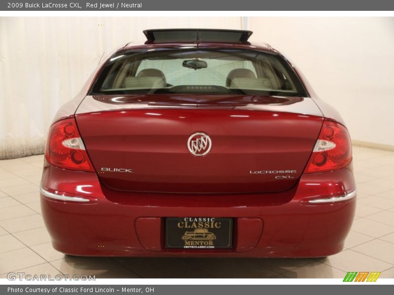 Red Jewel / Neutral 2009 Buick LaCrosse CXL