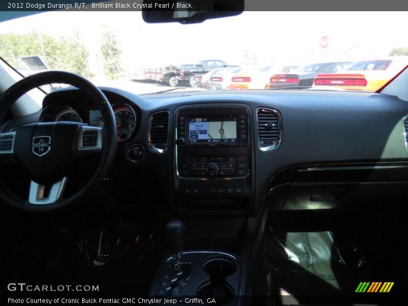 Brilliant Black Crystal Pearl / Black 2012 Dodge Durango R/T