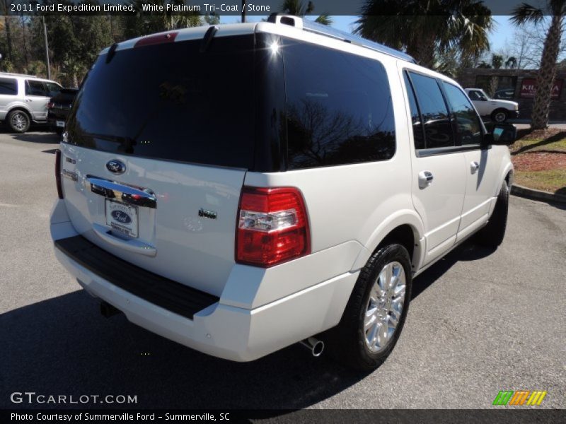 White Platinum Tri-Coat / Stone 2011 Ford Expedition Limited