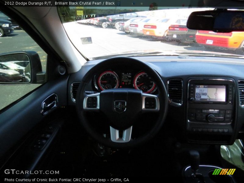 Brilliant Black Crystal Pearl / Black 2012 Dodge Durango R/T