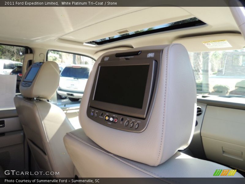 White Platinum Tri-Coat / Stone 2011 Ford Expedition Limited