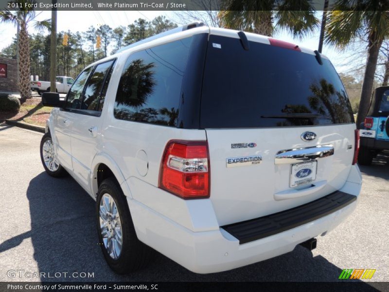 White Platinum Tri-Coat / Stone 2011 Ford Expedition Limited