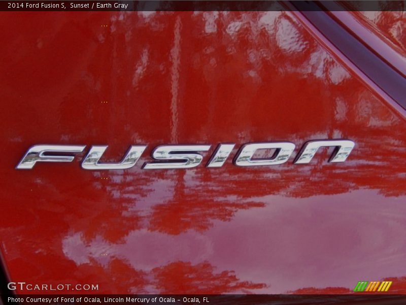 Sunset / Earth Gray 2014 Ford Fusion S