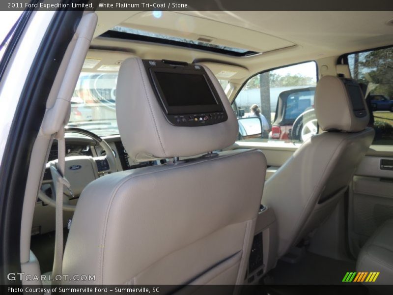 White Platinum Tri-Coat / Stone 2011 Ford Expedition Limited