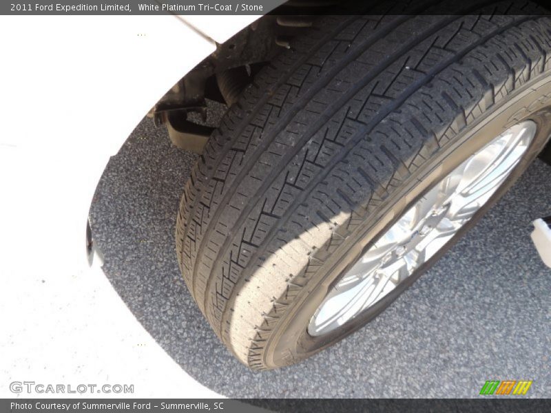 White Platinum Tri-Coat / Stone 2011 Ford Expedition Limited