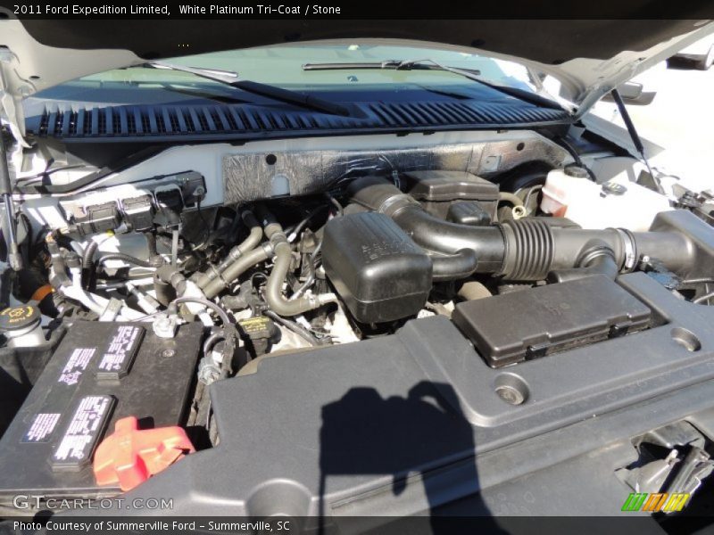 White Platinum Tri-Coat / Stone 2011 Ford Expedition Limited